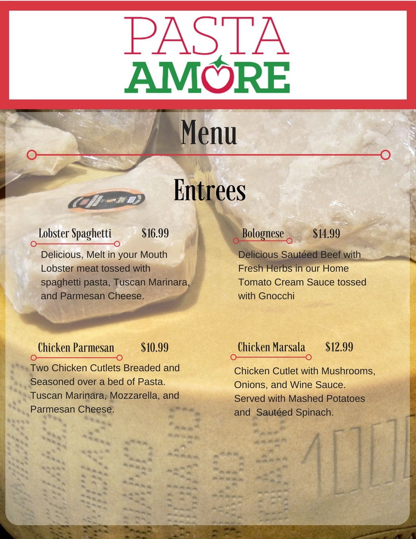 Menu Page 3