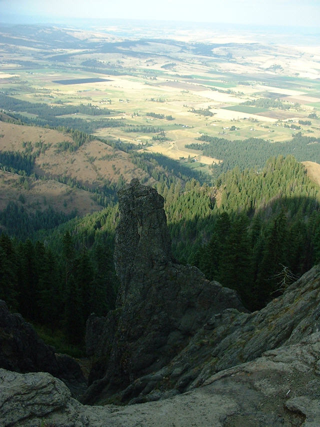 View over La Grande from Mt. Emily.