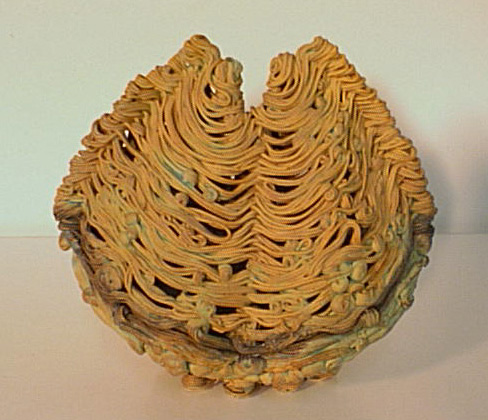 Tan Jar, stoneware and glaze, 2001