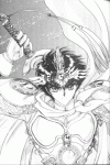 Amaru seeing Owaru as a dragon king in his dream