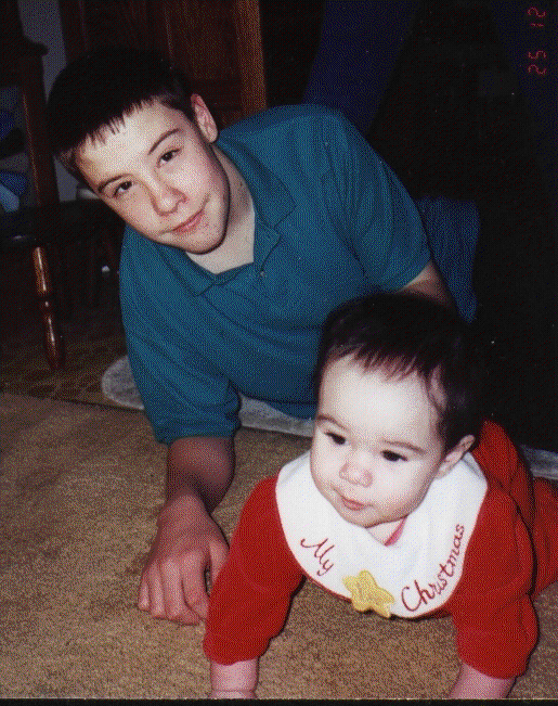 Lisa and David, Christmas 2000