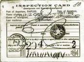 Old Inspection Card