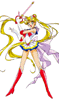 [Super Sailor Moon holding her Kaliedo Moon Scope]