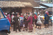 Muang Sing: Market at the bus station