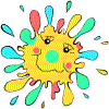 playing with the color replacer tool, colored splat