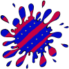 playing with the color replacer tool, blue splat