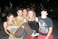 L'alicina, Gera, Berry, Tania(credo...?!) e Sandrino in un momento alcolico al boulevard