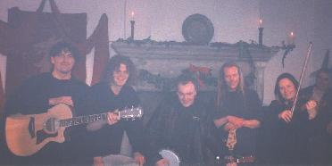 Here Be Dragons filming "Trafferth Mewn Tafarn" for S4C Television.
