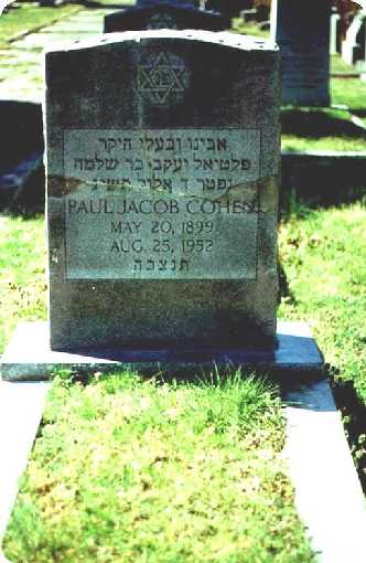 PJCohenGrave.JPEG (84879 bytes)