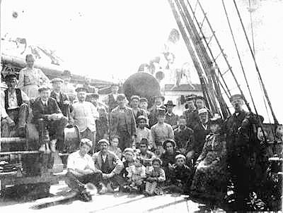 Roberto's father immigrating to Brazil from Austria, this picture was taken from the Coroa web site