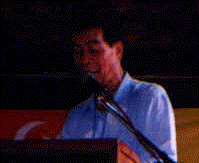 Pada acara "Baca Cerpen Kavyan" - 29 Ogos 2003
