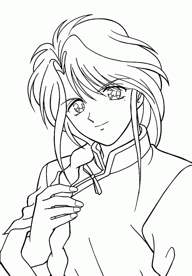 Coloring Page: Fushigi Yuugi