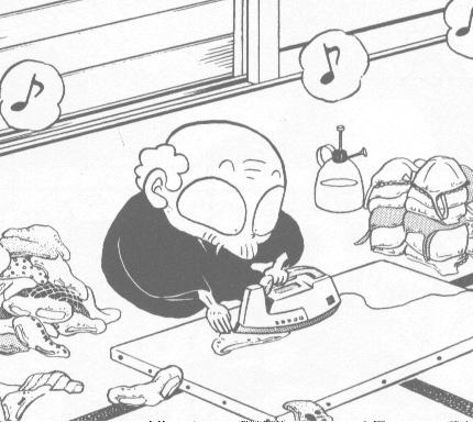 I've always wondered if perhaps he wears his stolen undies under his robe...