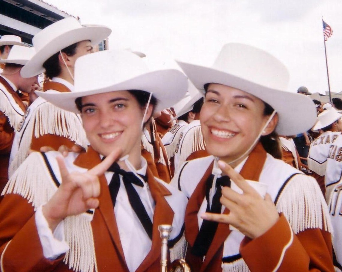 me and my gal pal rosie (she's a trombone traitor hehe)