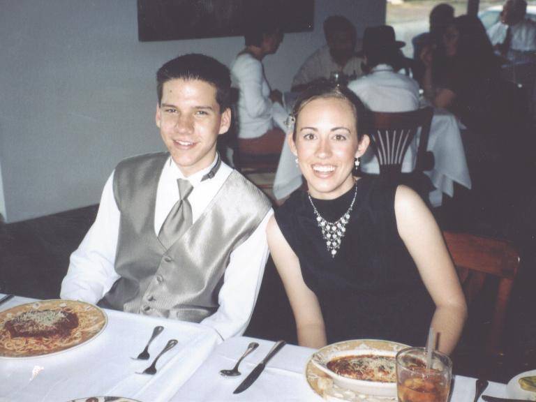 Tyler and Sarah at prom