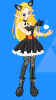 Here she is dressed as a neko 
