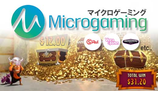 オンラインカジノで絶大な人気を誇るソフトウェア会社┃マイクロゲーミング