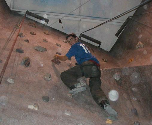 thats me climbing at Boulder Morty's