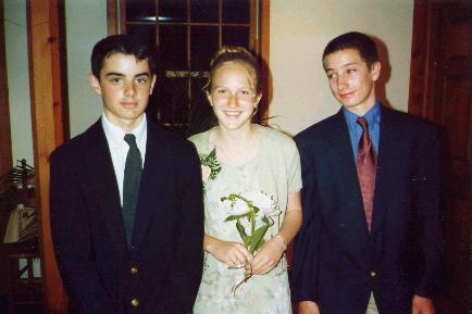 Me, Em, and Dan at Em's graduation