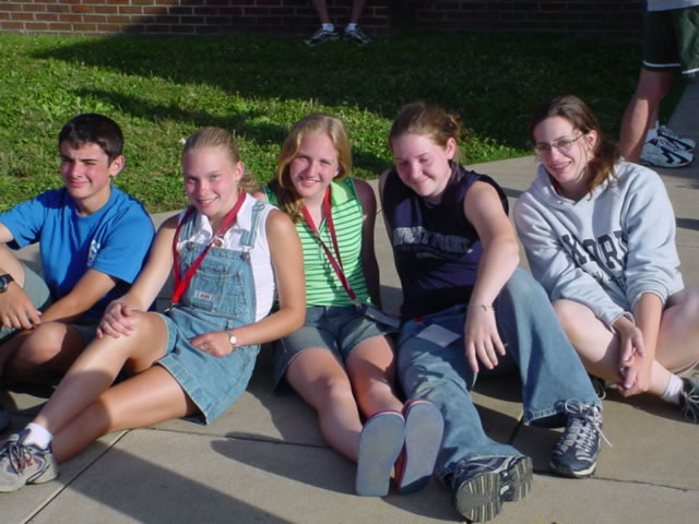 Dave, Court, Em, Hannah, Katie