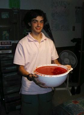 Jello at guys night...