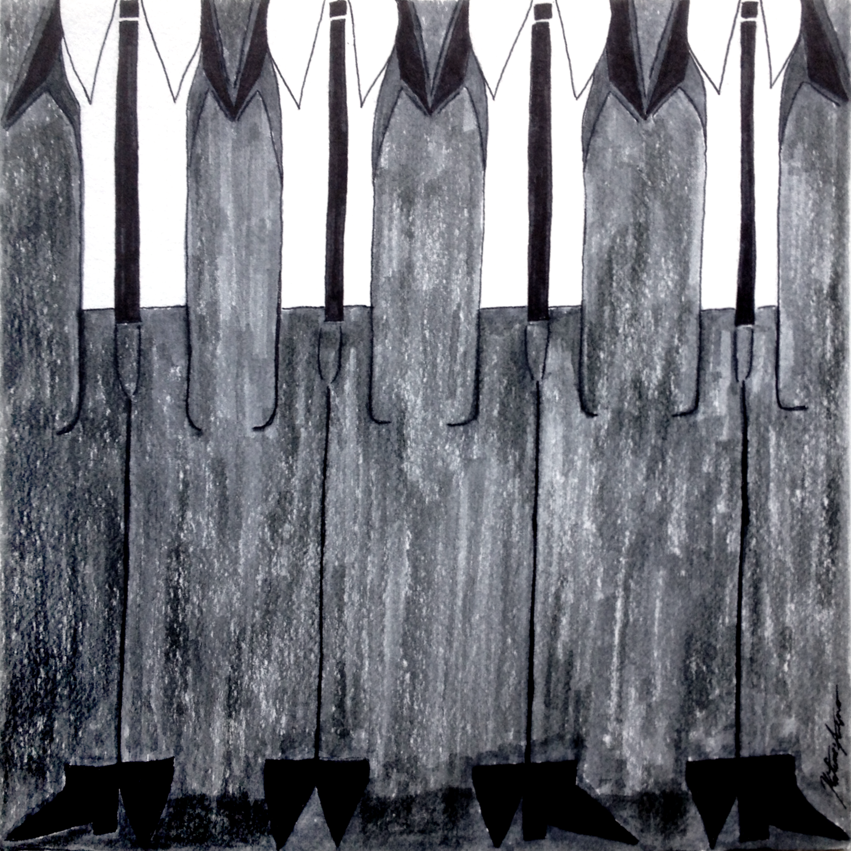 Boots and Suits - Illustration