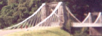 bridge over the weir near Loch Oich
