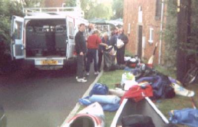 Us unpacking at the end...tidy reallly!