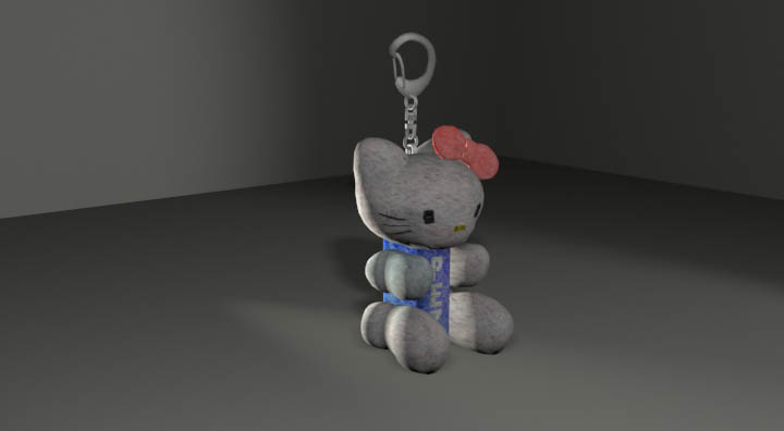 Hello Kitty Pez 3d model