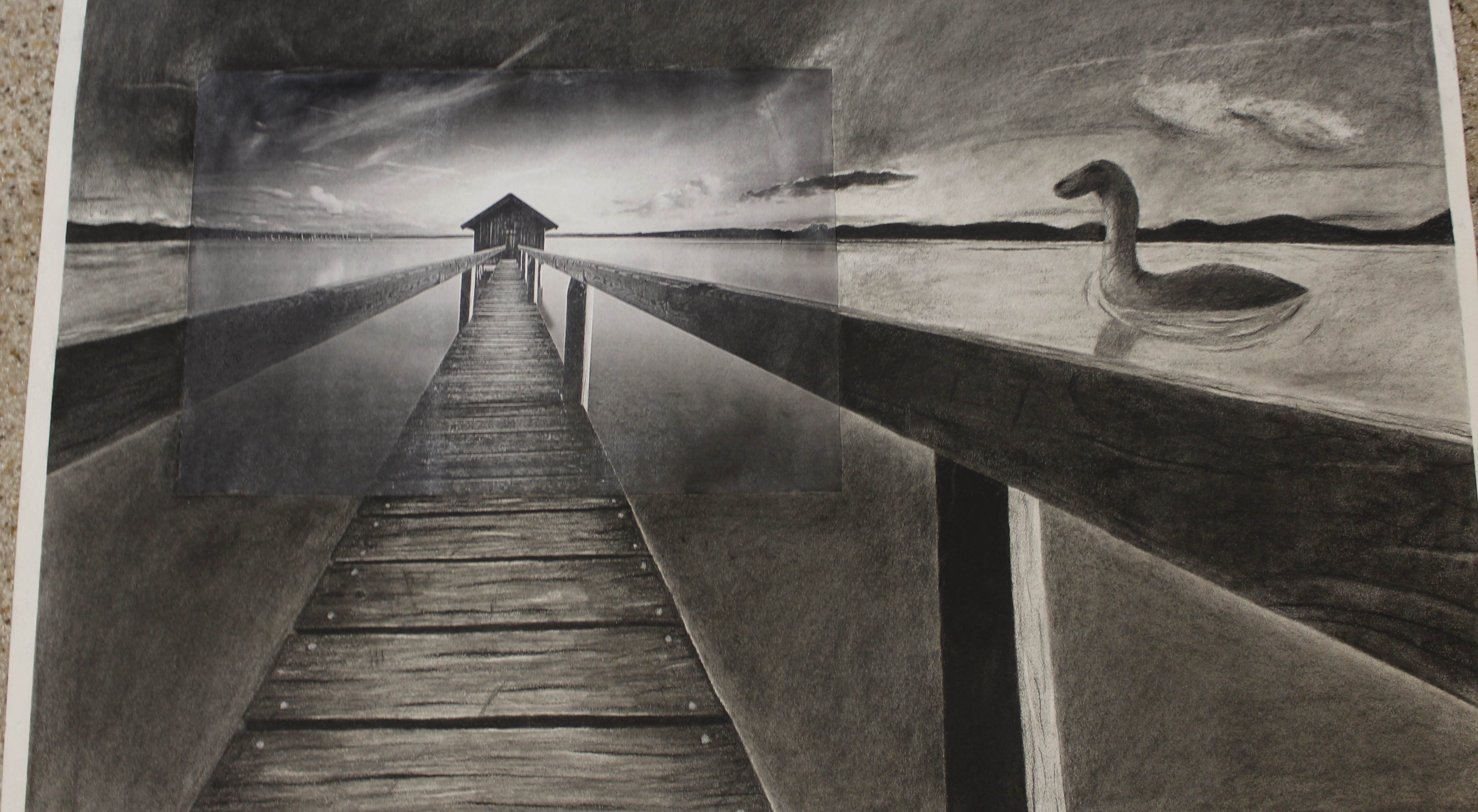 photo continuation charcoal