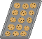 cookies on pan