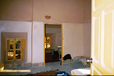 Mine and Lucy's room at the Kasbah Baha in Nkob