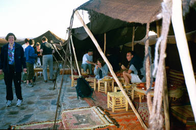 Breakfast at Kasbah Baha in Nkob