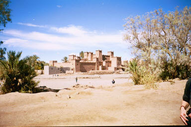 Kasbah de Ben Moro up close