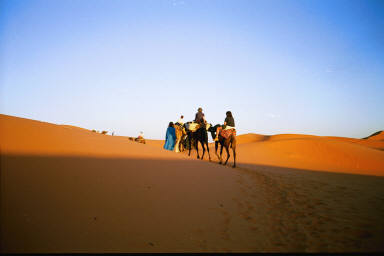 Ride in the sand dunes from Merzouga to Erg Chebbi