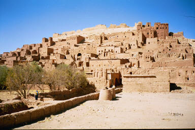 Me at the foot of Ait Ben Haddou