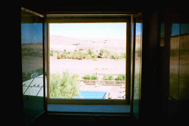 View from the bathroom at Ait Ben Haddou