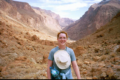 I'm getting ready to hike up the mountain