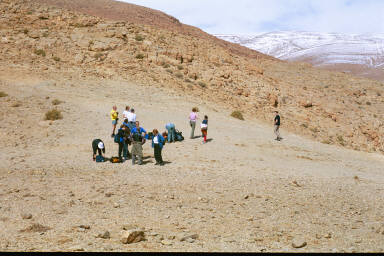 Mountain hike from Todra Gorge