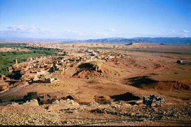 On the way to Todra Gorge