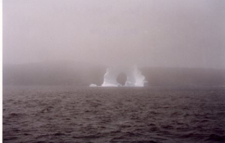 The same glacier at Bay Bulls, Newfoundland