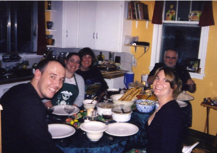 The gang in Edmonton for Thanksgiving, 2003