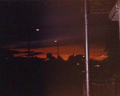 The sunset's nice, but the apartment is crap...