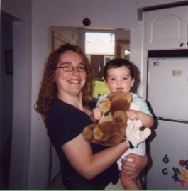 Me and Genevieve, late June 1999