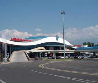 ��` airport Almaty new air gate Kazakh