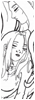 Sephiroth holding me (drawn in depression =/)