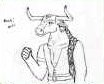 Anahikirri de-Arluun, older female minotaur, Kaz's dam.