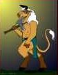 Rasaar, young male minotaur - color.