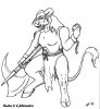 Female minotaur