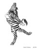 Zebra anthro dancer - Tashta - Gift art